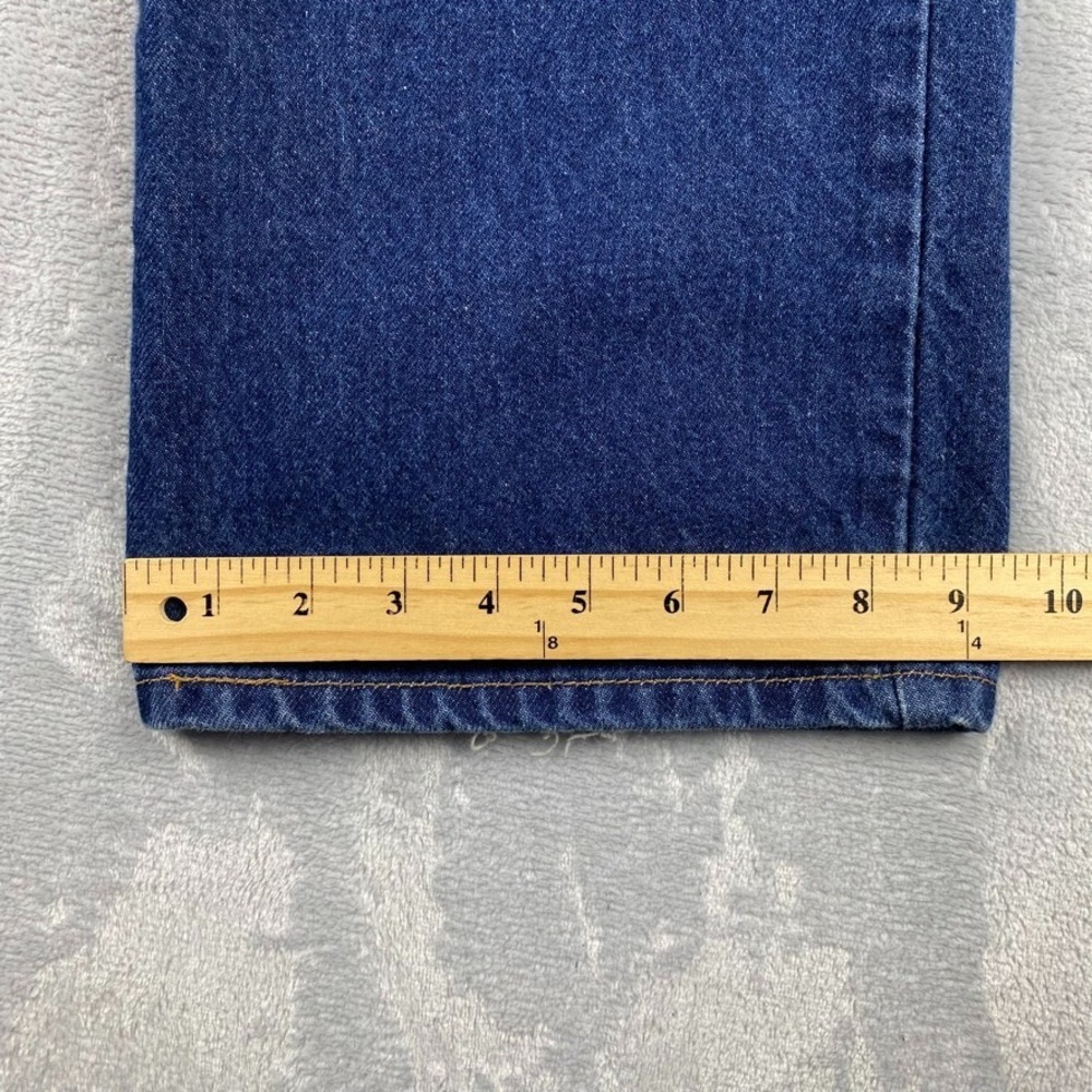 Vintage Levis 517 Jeans Mens 36x30 Blue Y2K Boot Cut Western Cowboy Dark Denim - Picture 13 of 14